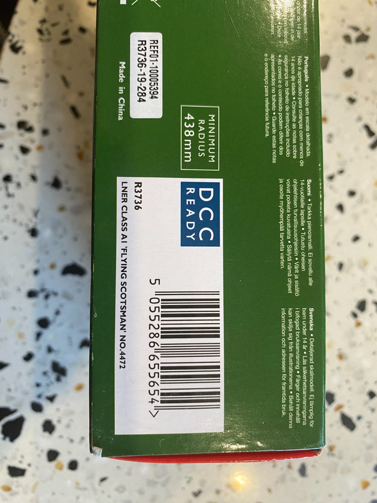 Hornby R3736 LNER A1 Class 46-2 4472 Flying Scotsman – Era 3
