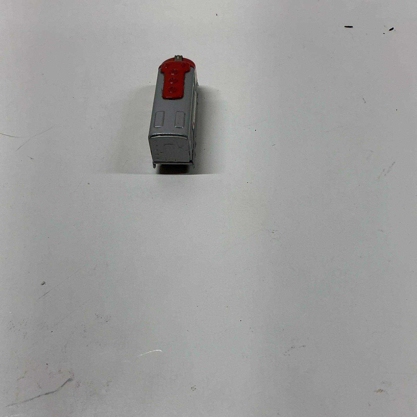Vtg Japan Santa Fe diesel locomotive friction train toy