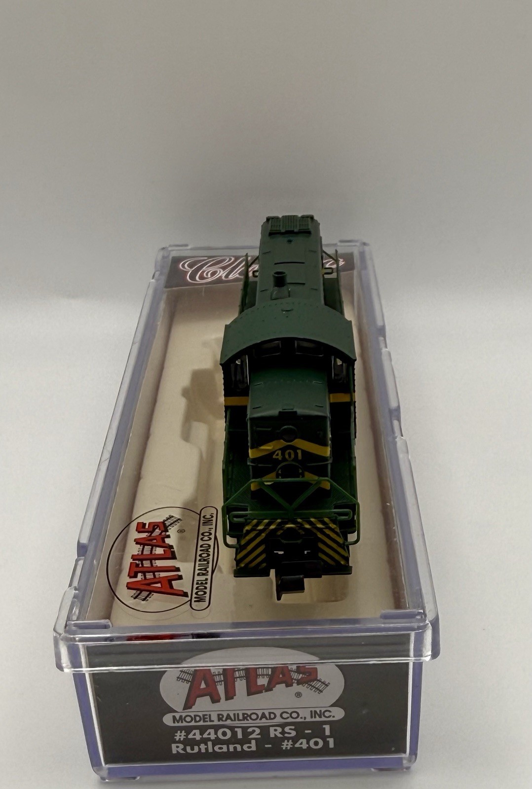RARE NIOB N Atlas Classic 44012 Alco RS-1 Diesel Locomotive Engine Rutland #401