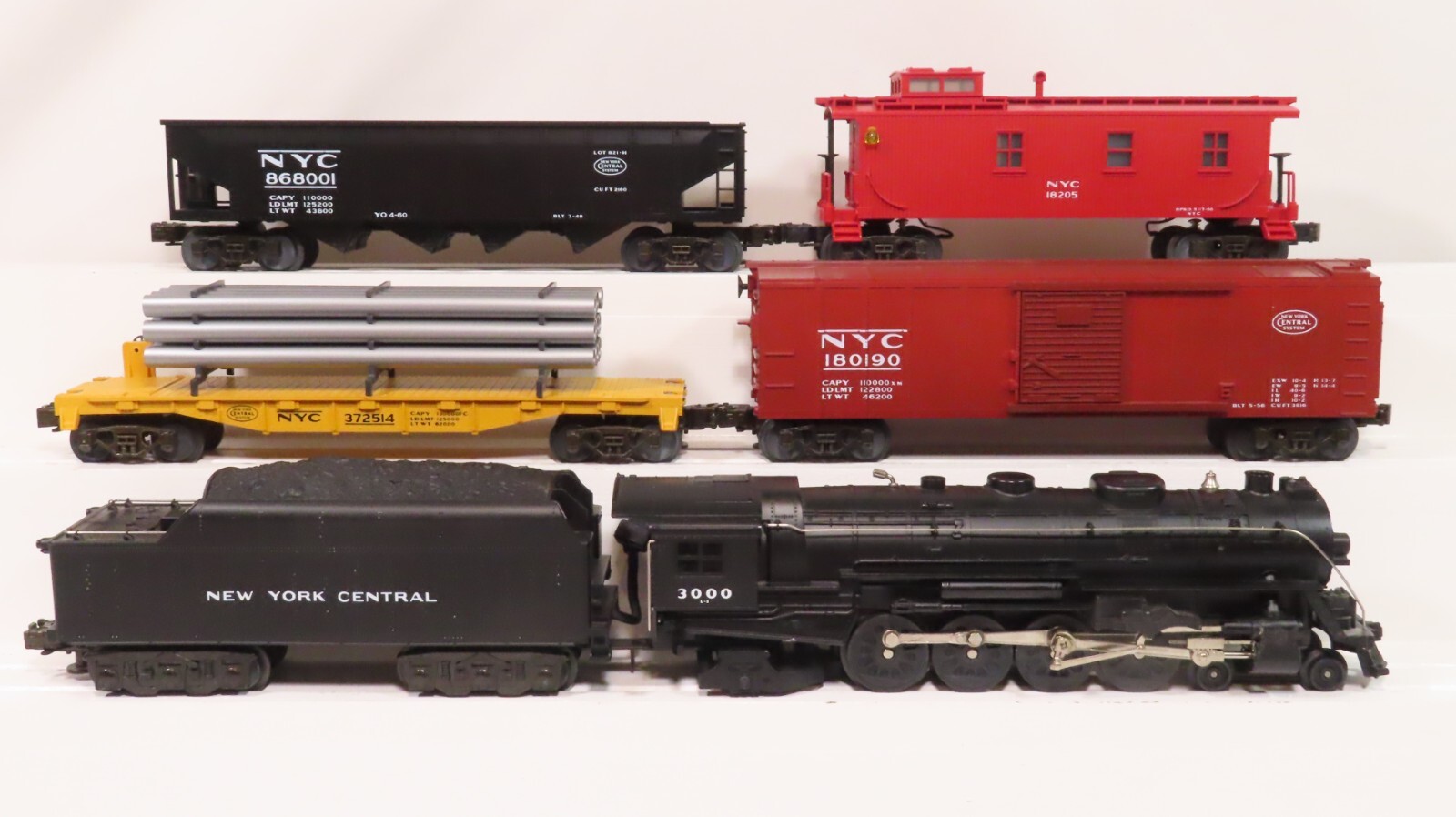 MTH No.002 New York Central Mohawk Steam Loco Freight Set LN