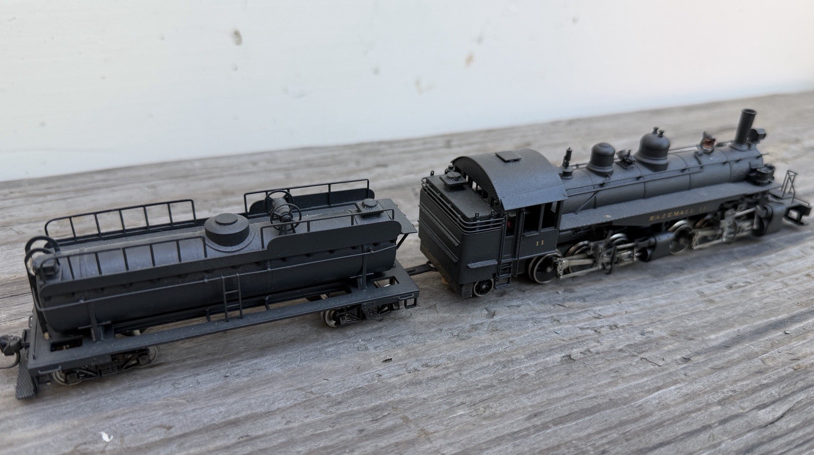 Vintage HO Brass Toby Lumber Logging 2-6-6-2 Articulated Locomotive & Tender