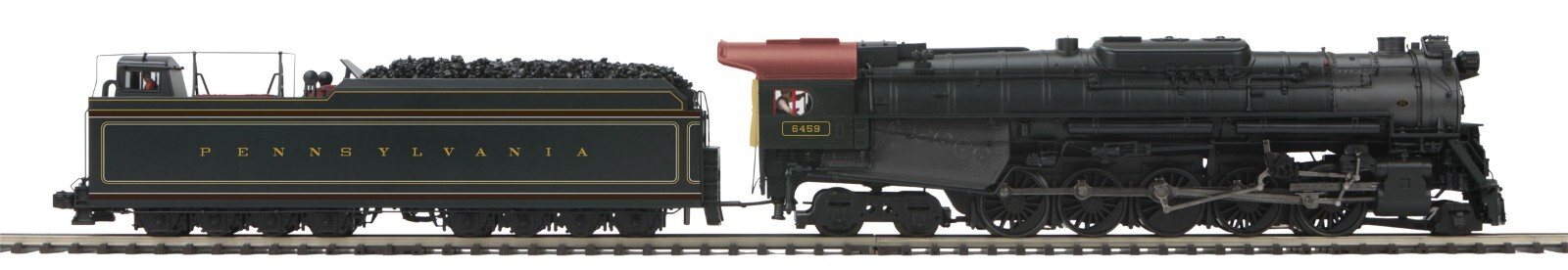 MTH 20-3859-1 PRR J-1 2-10-4 Steam Engine #6459 w/Tender 3 Rail O Scale NEW