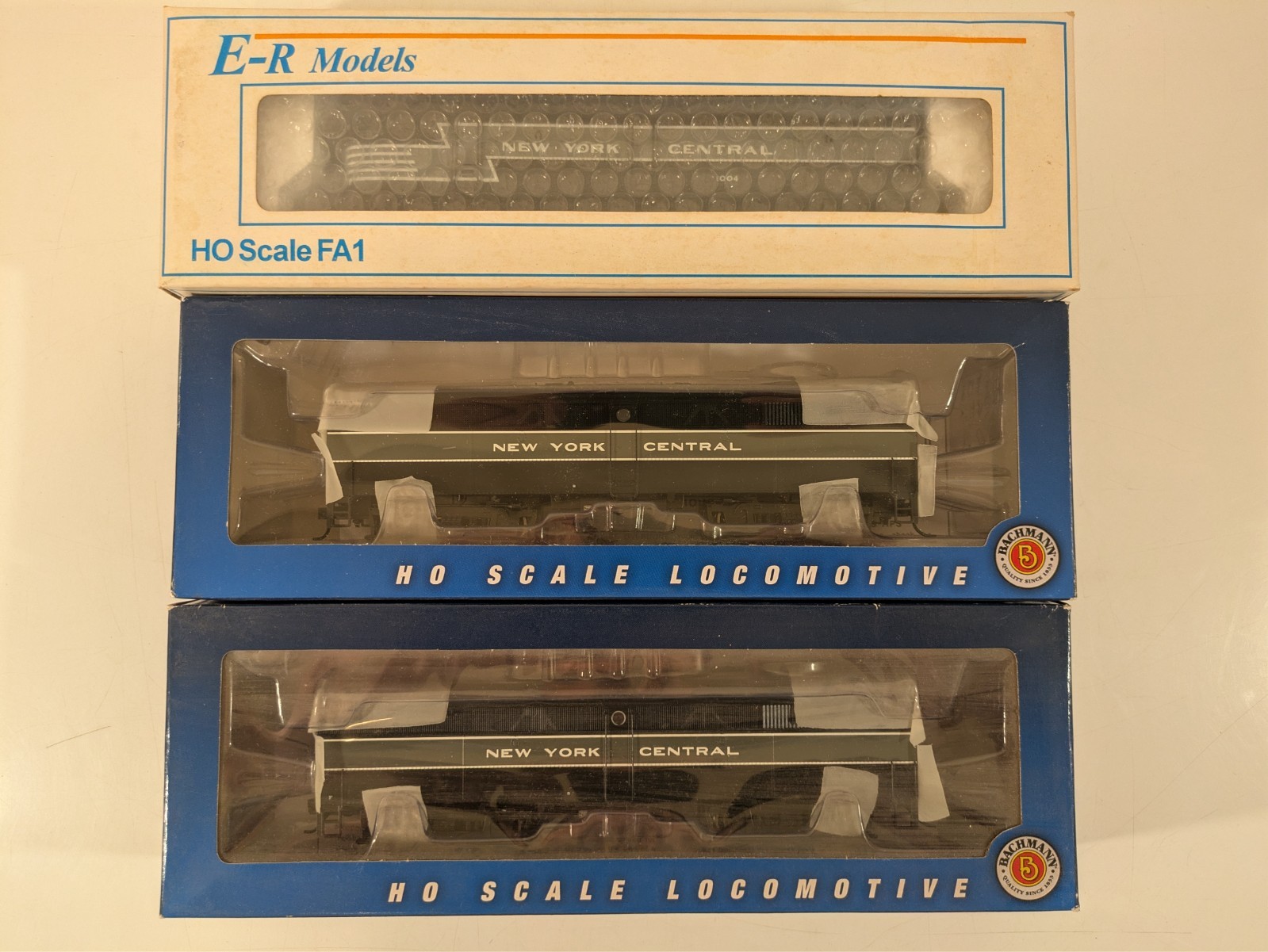 HO Alco FA1/FB2/FB2 Set (All Pwd) New York Central DC/DCC-Rdy NOS #64802/2/1014