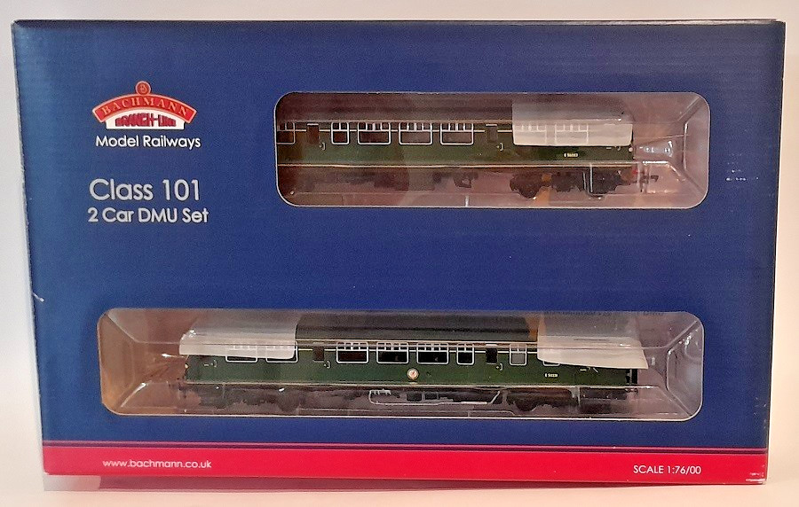 * 1/76 OO * Bachmann * BR Class 101 2 Car DMU w Speed Whiskers * BOXED * 32-285