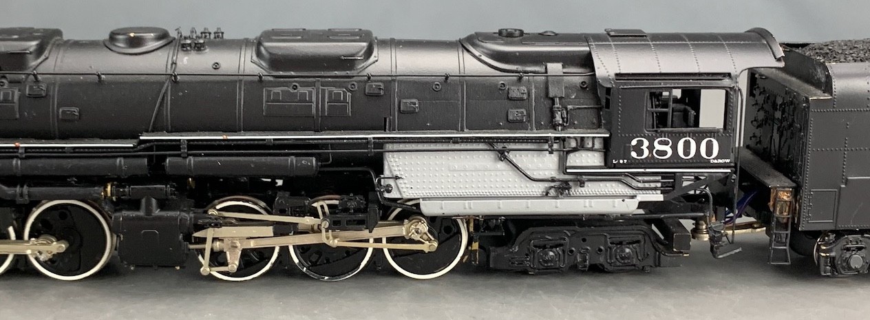 HO Key Brass D&RGW L-97 Challenger 4-6-6-4 Steam Loco #3800 w/DCC&SND HO8233