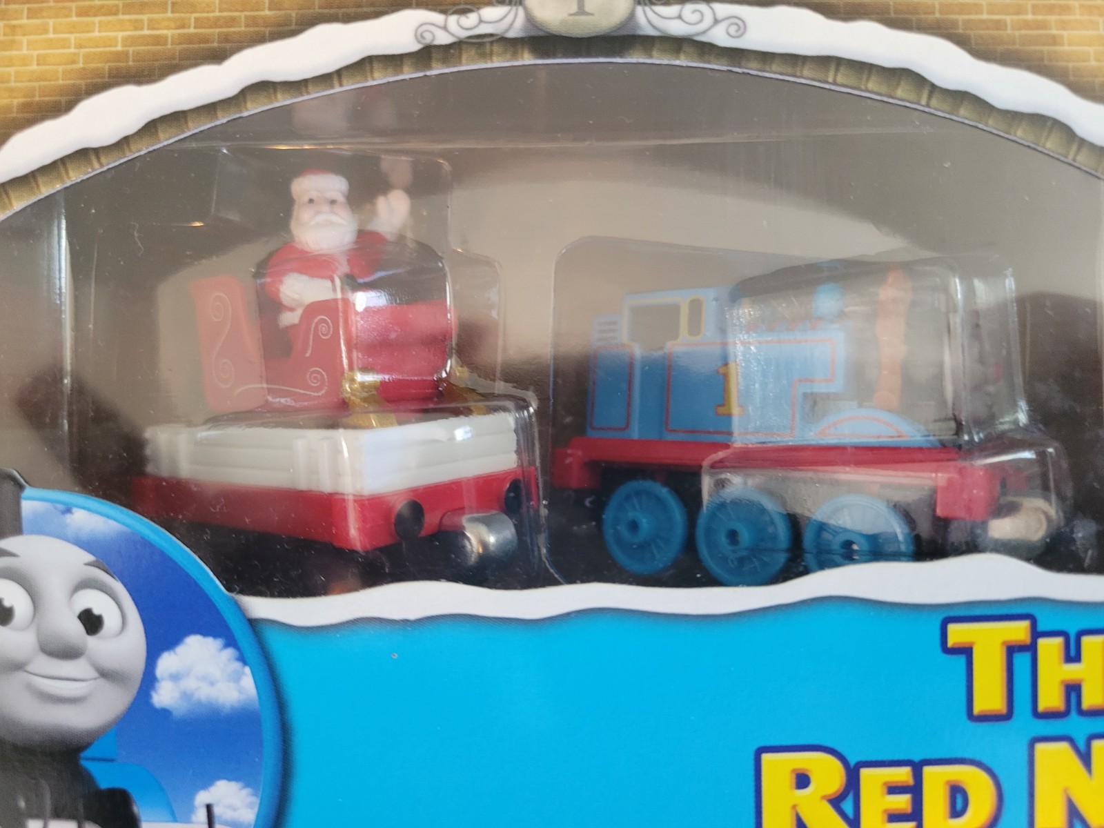THOMAS TRAIN Take N Play the Red Nose Engine Christmas Rare 2013 Target Santa