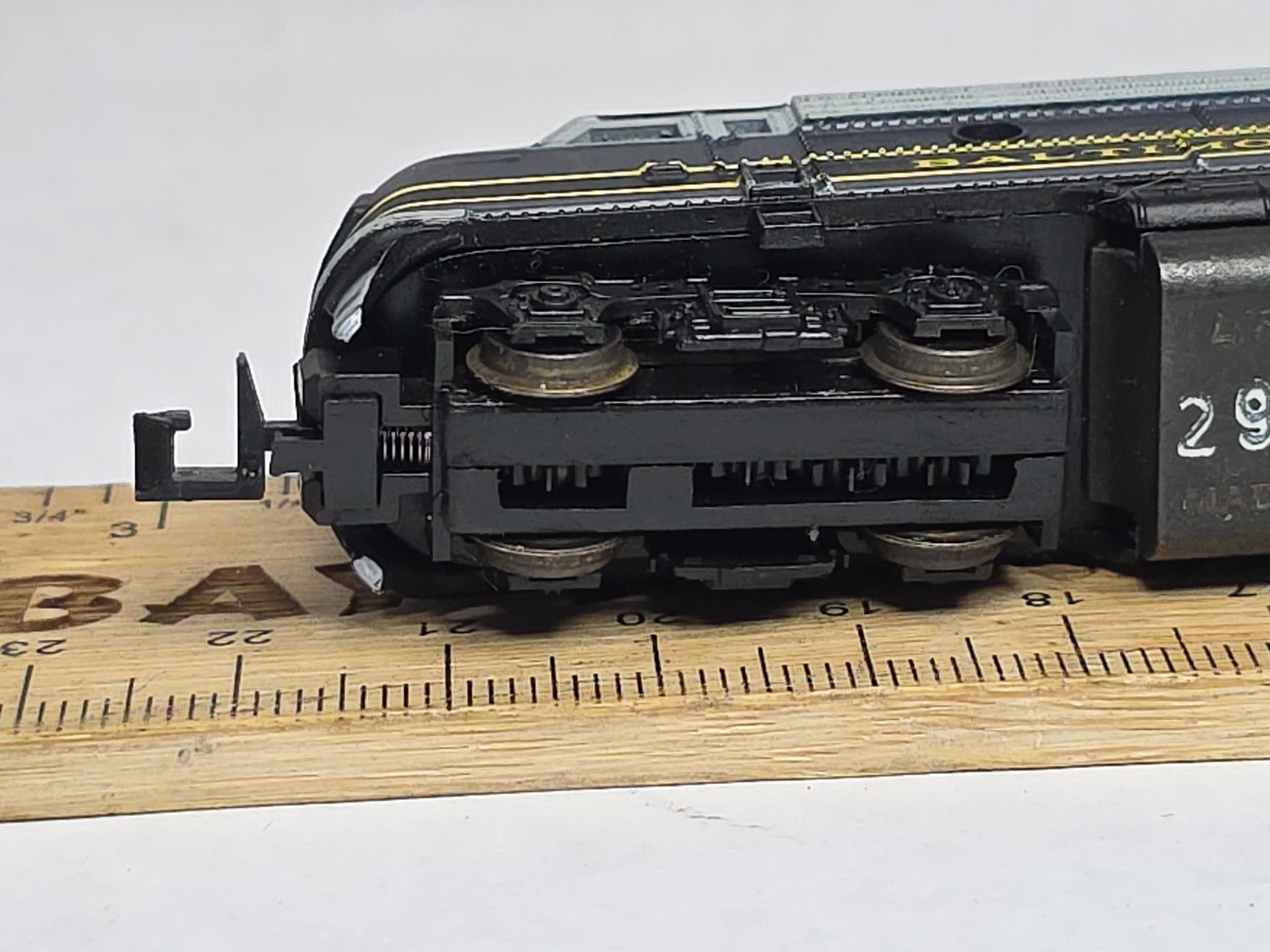 Life-Like N Scale F-7 Diesel Locomotive 7750 B&O Baltimore & Ohio Runs No Box