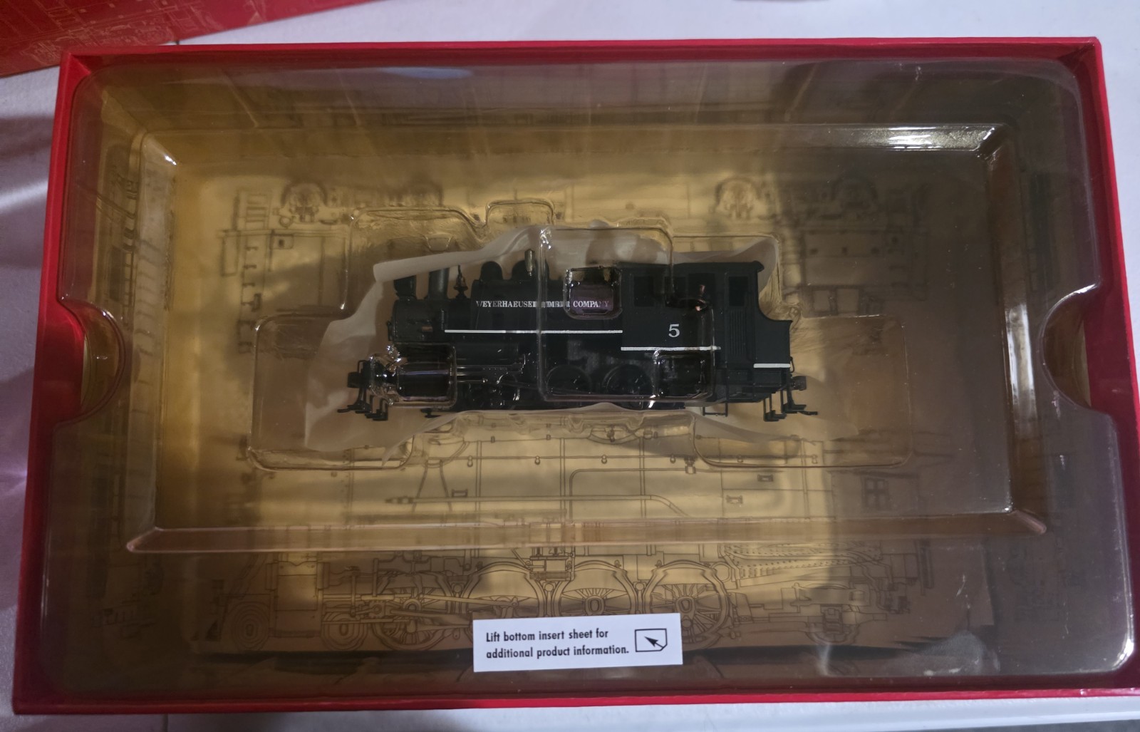 Spectrum HO 81816 0-6-0 Saddle Tank Loco -DCC On Board Weyerhaeuser Timber #5