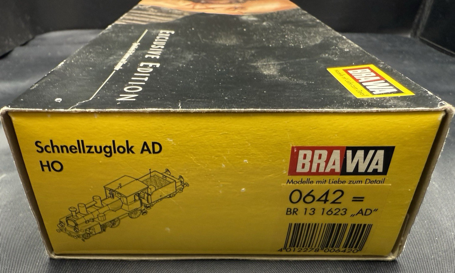BRAWA 0642 EXCLUSIVE EDITION ELECTRIC LOCOMOTIVE & TENDER BR 13 1623 AD TESTED