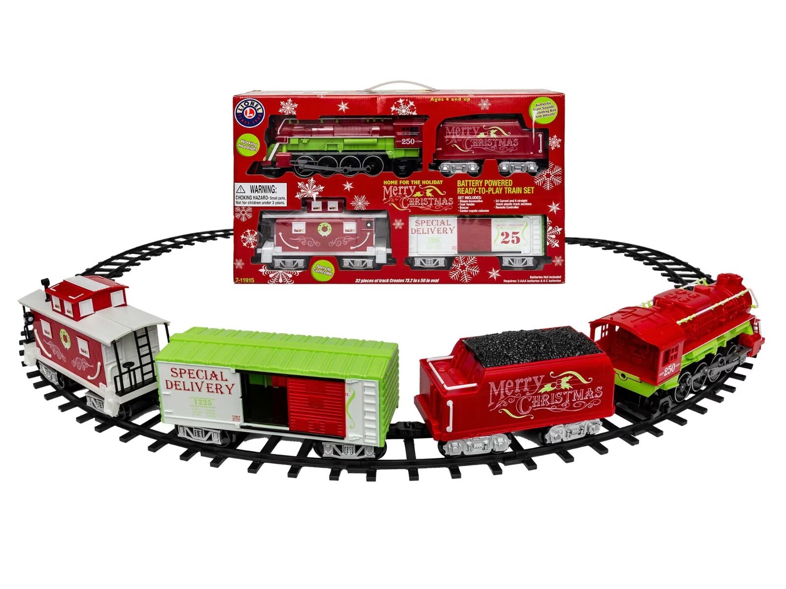 Lionel READY TO PLAY Home For The Holiday Merry Christmas Train REPLACEMENT PART