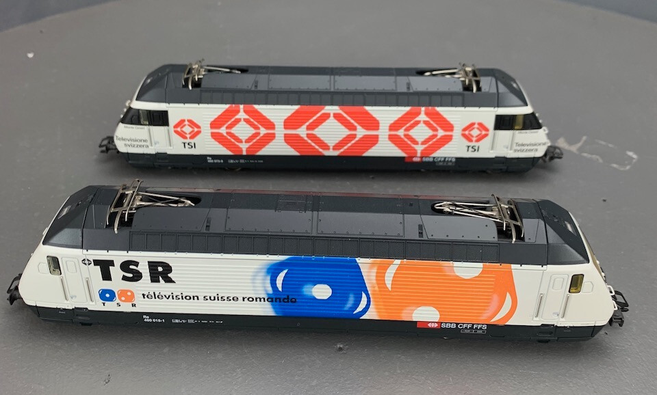 Märklin 34631 Swiss Re460 Television Electric Locomotive Only Set HO2048