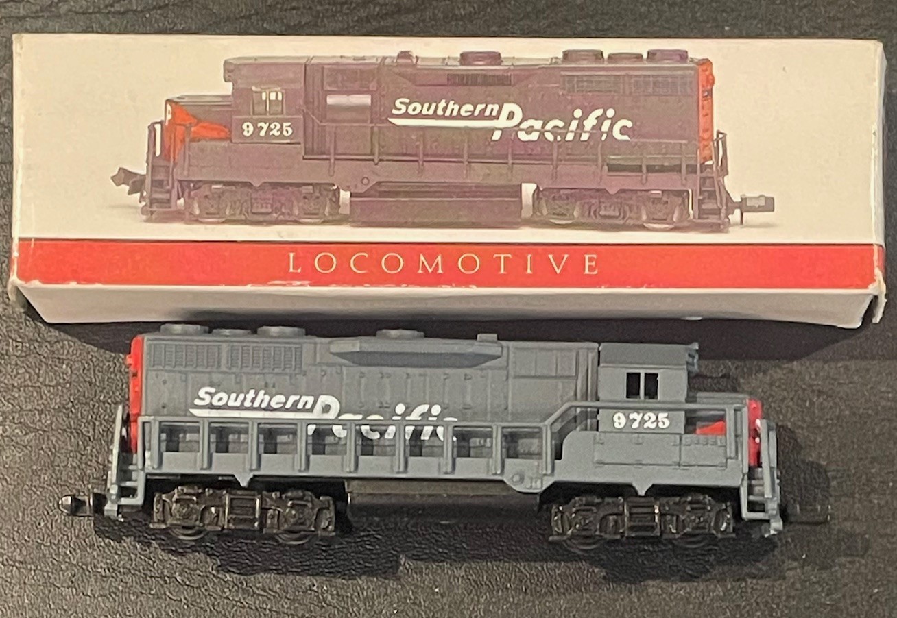 Southern Pacific Loco #9725 High Speed Metal Products N Scale Model Train Small