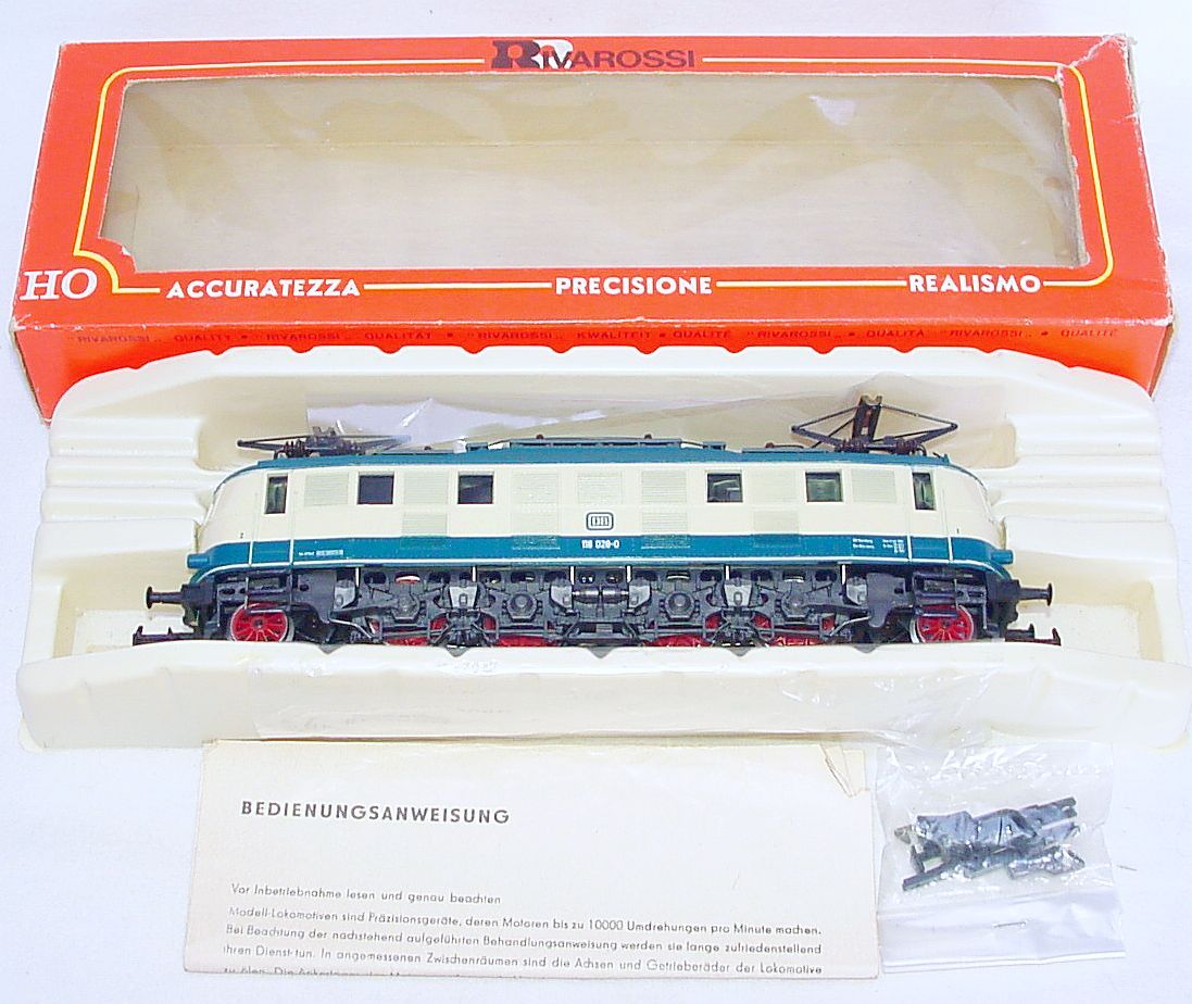 Rivarossi HO 1:87 DB BR 118 Deutsche Bundesbahn Pop-Art ELECTRIC LOCOMOTIVE MIB!