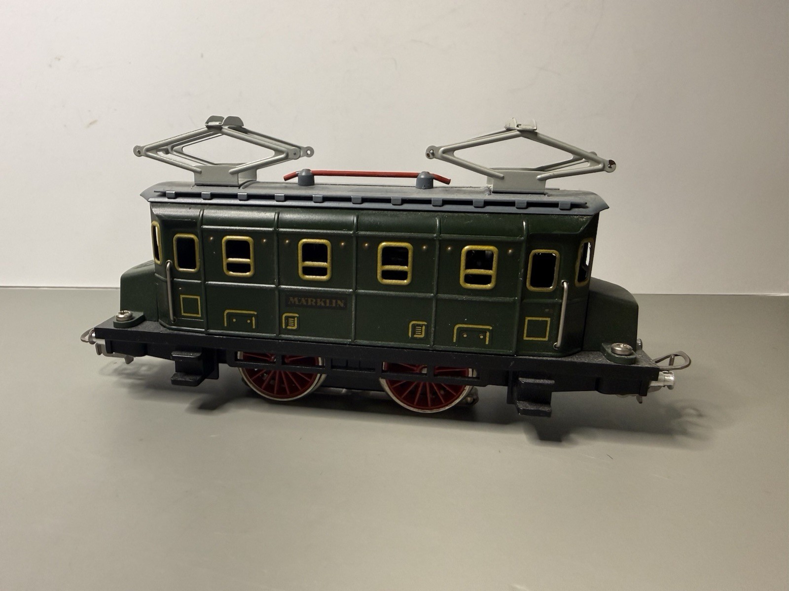 Märklin 00-50 E Electric Locomotive Green Tinplate Train Untested Germany