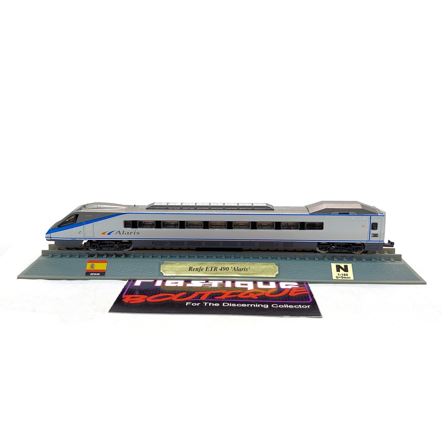 Del Prado Renfe ETR 490 Alaris 1:160 #43 STATIC MODEL LOCOMOTIVE TRAIN ENGINE
