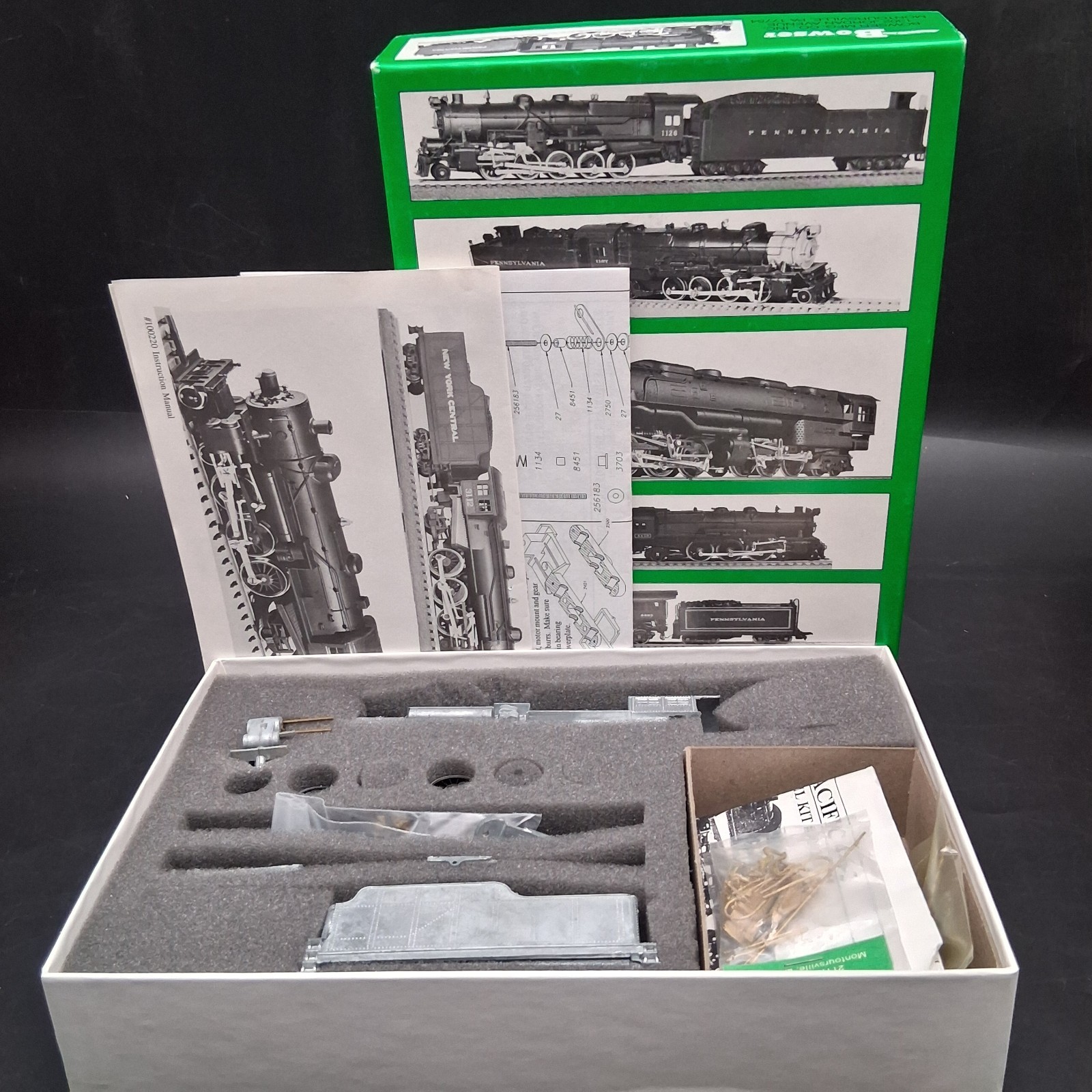 RARE Bowser HO 4-6-2 w/ Tender K-11 Pacific NYC New York Central LNIB # 100200
