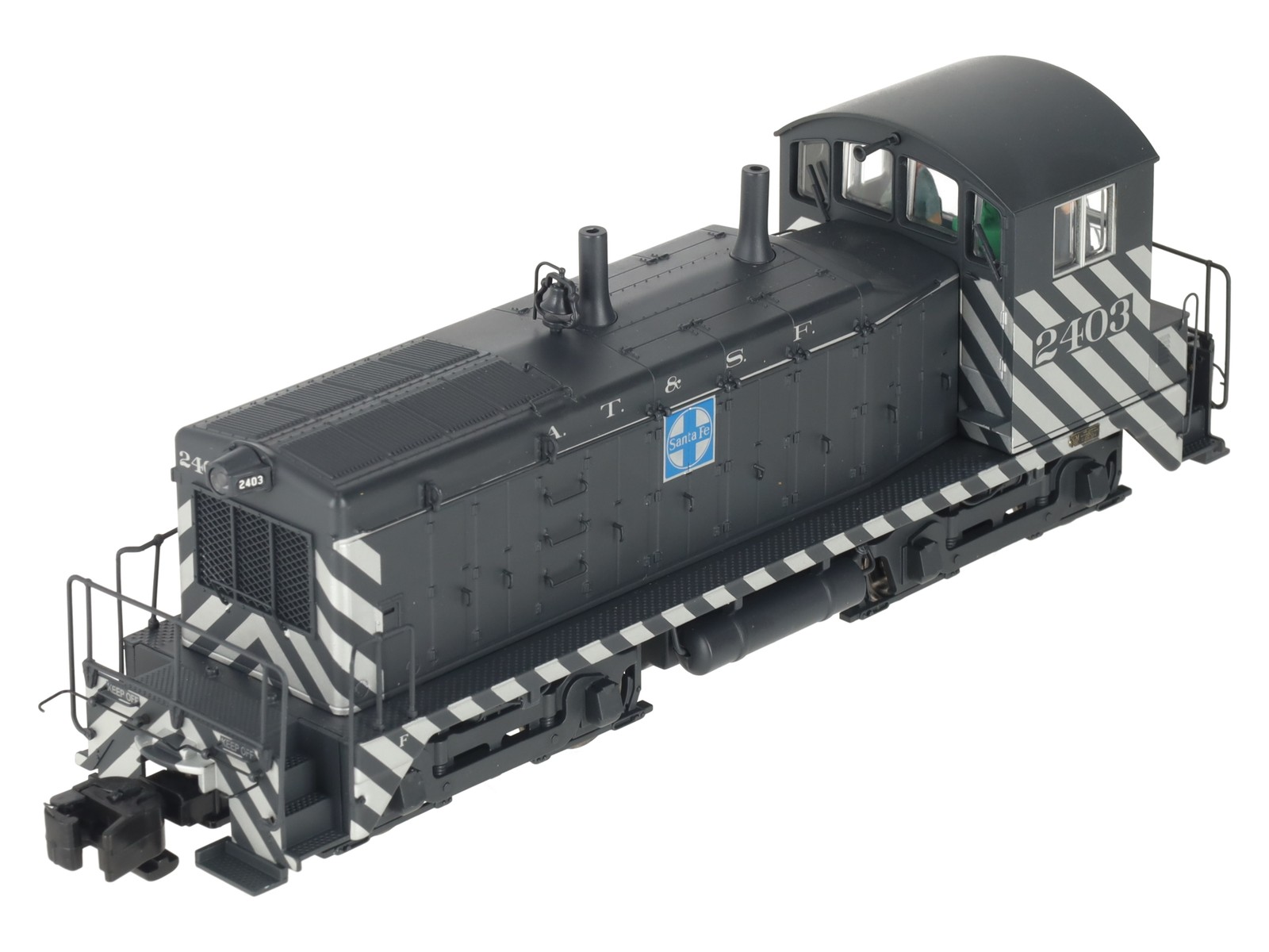 S-Helper 01253 S ATSF NW2 Diesel Switcher w/AC/DC LocoMatic Sound Unit #2403 LN