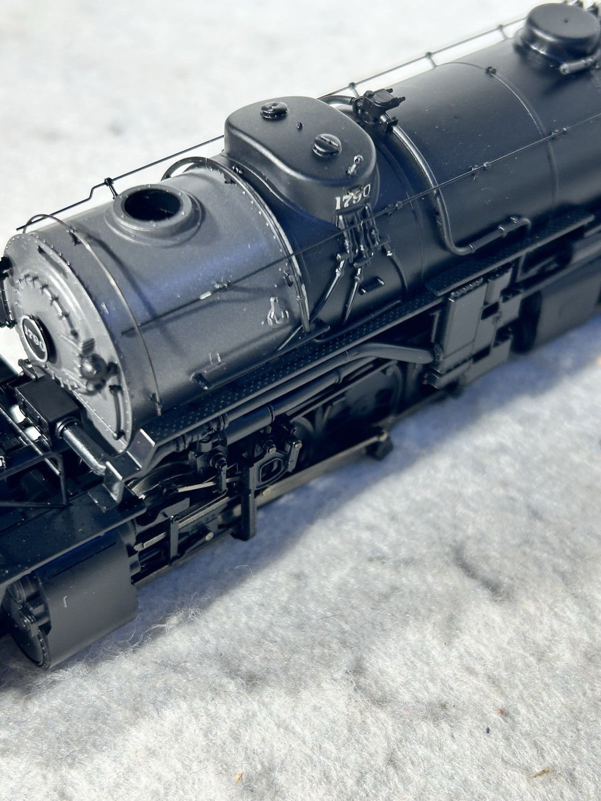 Cool Proto Heritage Santa Fe RR 2-8-8-2 Mallet Steam Locomotive # 1790 HO