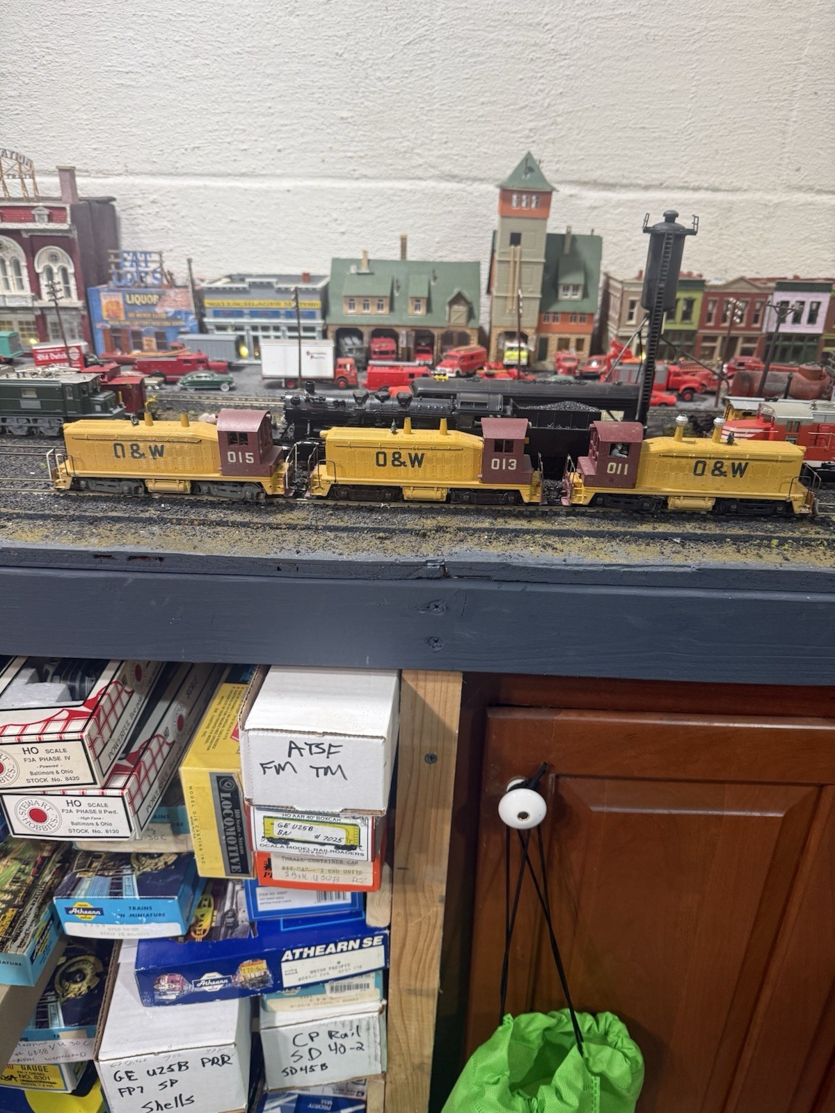 Athearn Set Of 3 Powered Sw1200 Switchers And Caboose HO Blue Box custom O&W