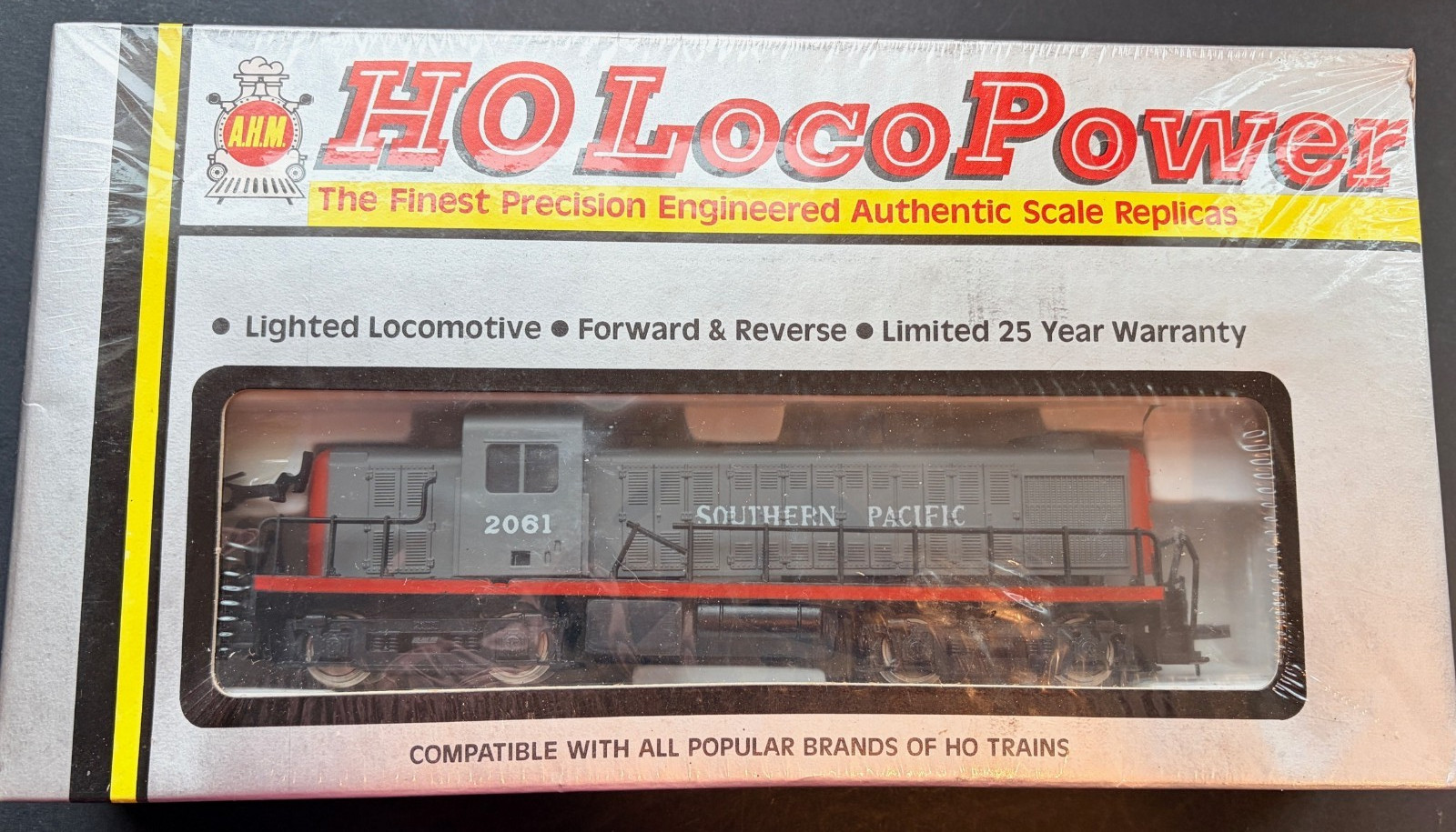HO Scale Southern Pac F3A Diesel Locomotive By AHM Loco Power (NIB)