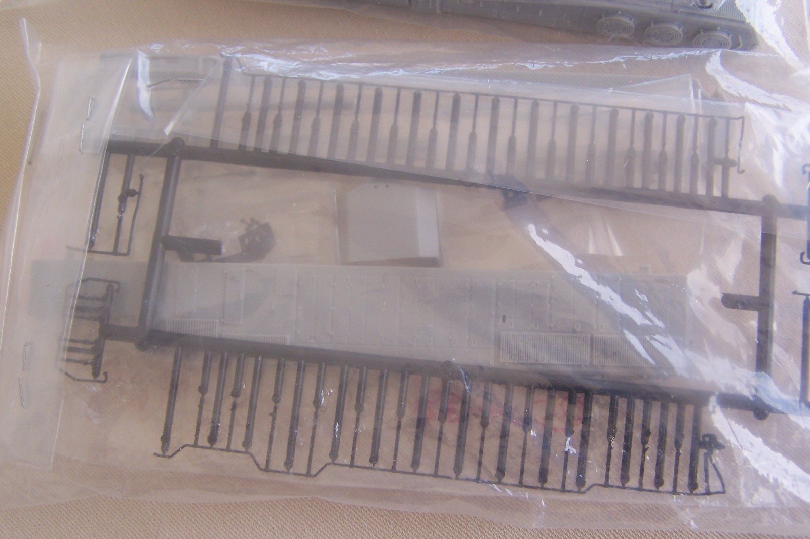 TWO COMPLETE Atlas 493210 N Scale SD-50 Locomotive Body Shell Assy Undecorated