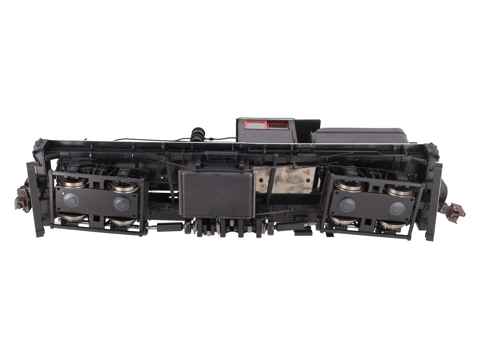 Bachmann 82198 G Unlettered 38 Ton Two Truck Steam Shay with Red & White Trim