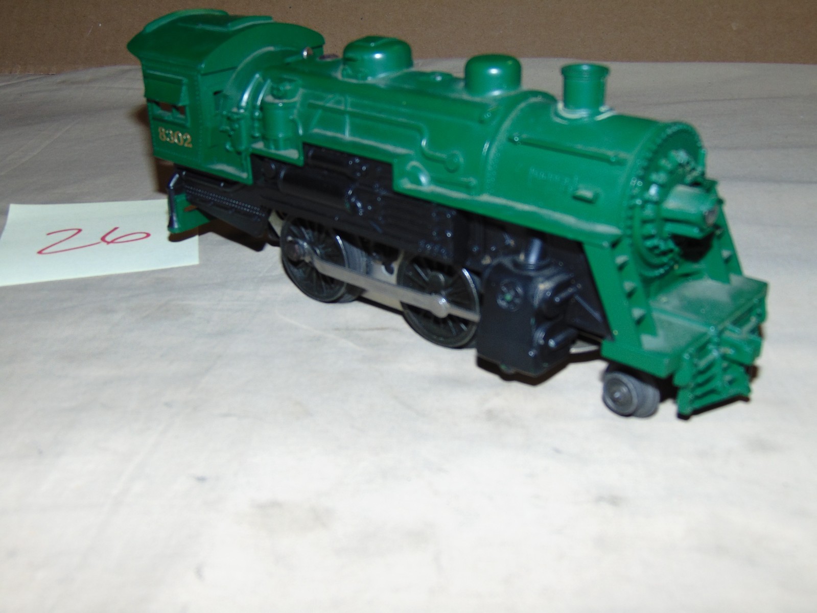 LIONEL O 8302 2-4-0 STEAM ENGINE WITH MANUAL REVERSE #26