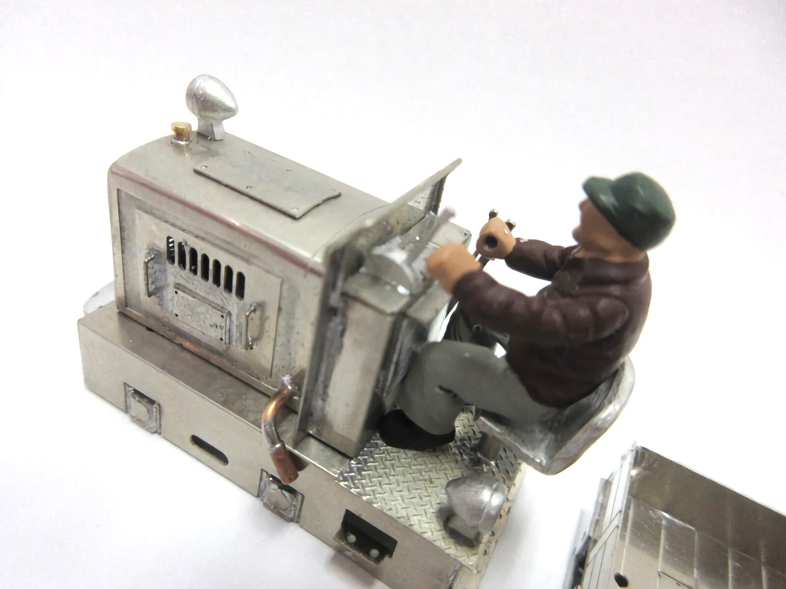 0n18 Scale PH Gasoline Mechanical Locomotive/Open Wagon Kit On18/O9 Narrow Gauge