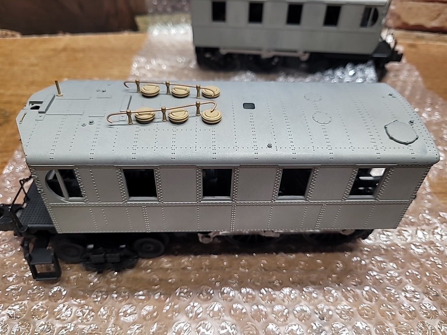 MTH O Gauge Undecorated Electric Boxcab’s Loco For Parts Or Project