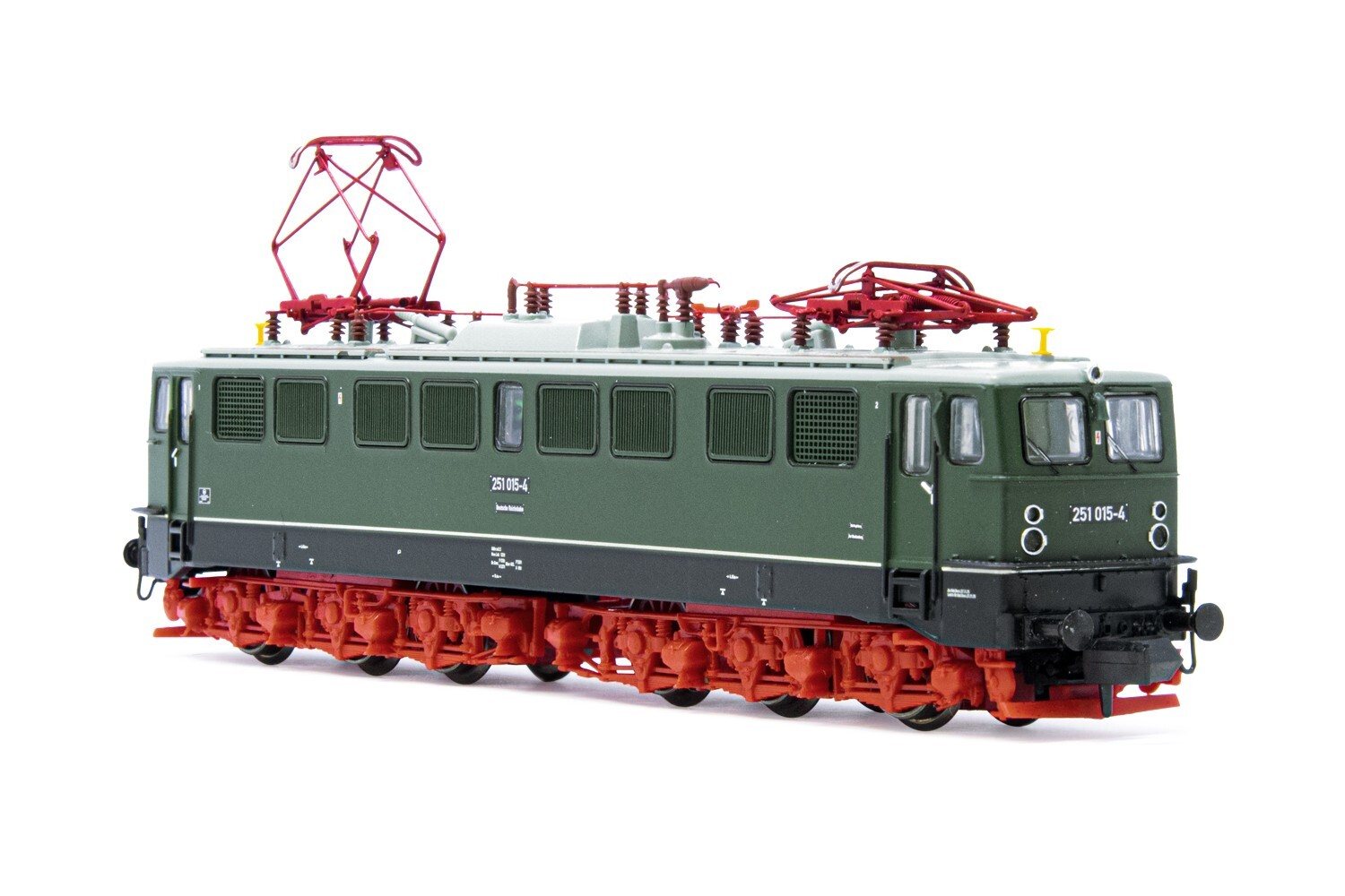 Arnold Hn2525 Br 251 015-4 Green with Red Frame Dr Scale N 1/160