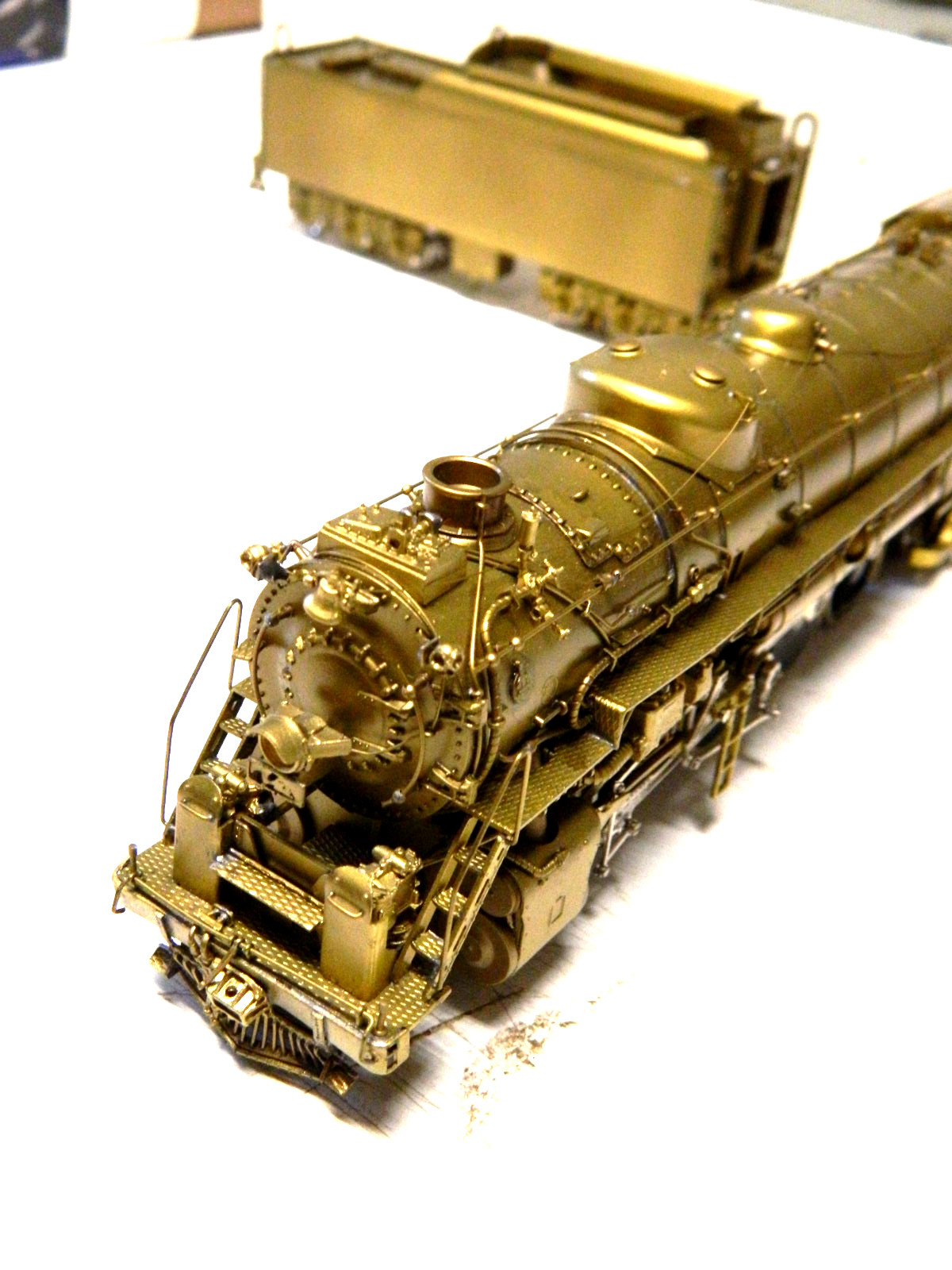 HO,Hallmark Models,brass Wabash 0-1,4-8-4 steam loco, mint in orig box.Excellent
