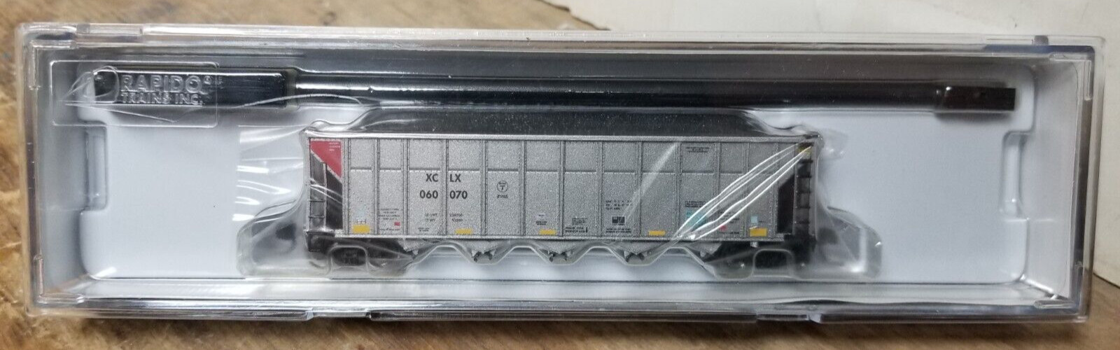 Rapido 538039A N Scale XCLX AutoFlood III RD Coal Hoppers #2 Single Car