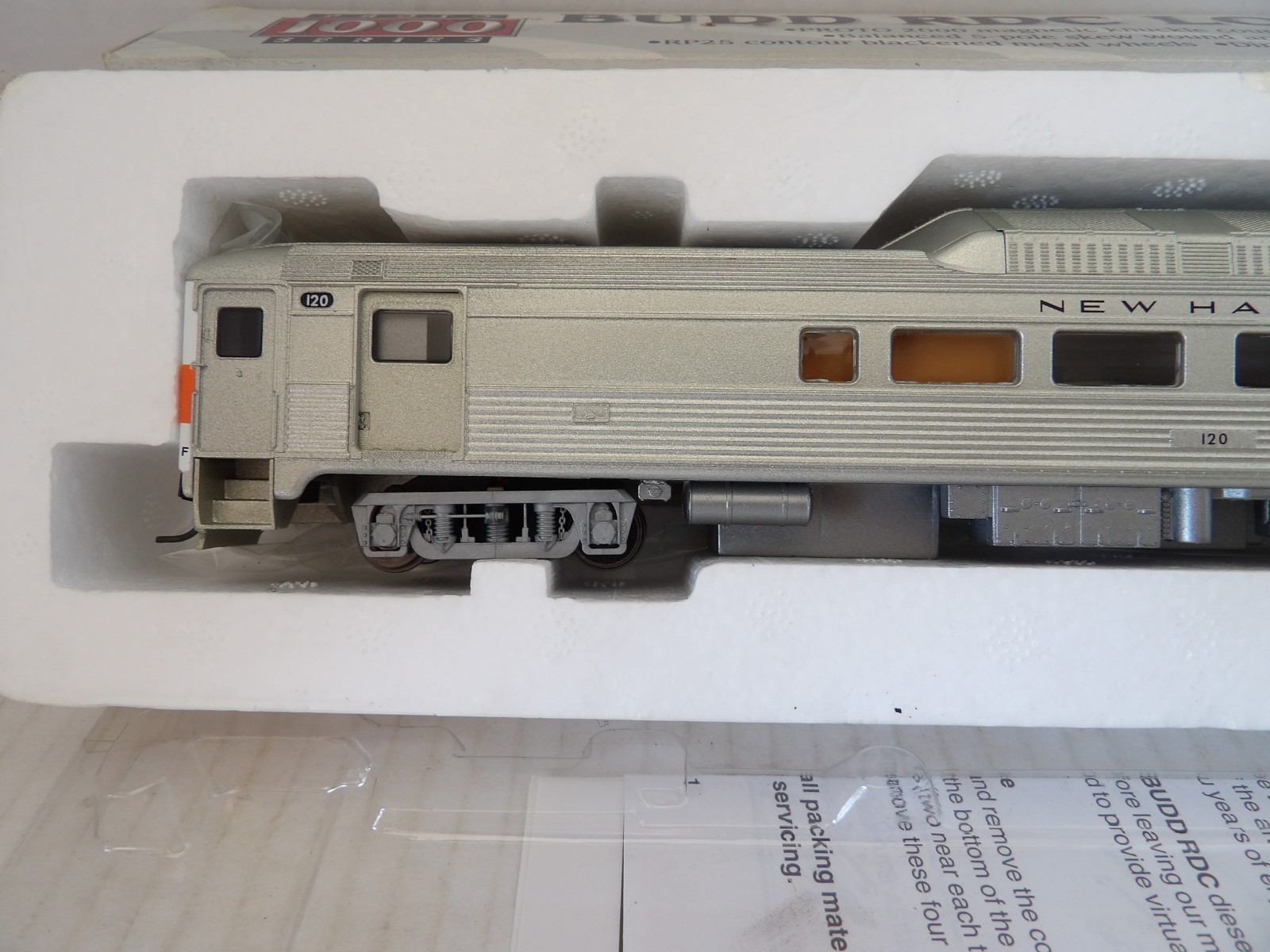 RDC-1 BUDD LOCOMOTIVE FOR; NEW HAVEN RR. BY; PROTO 1000 PO NOS