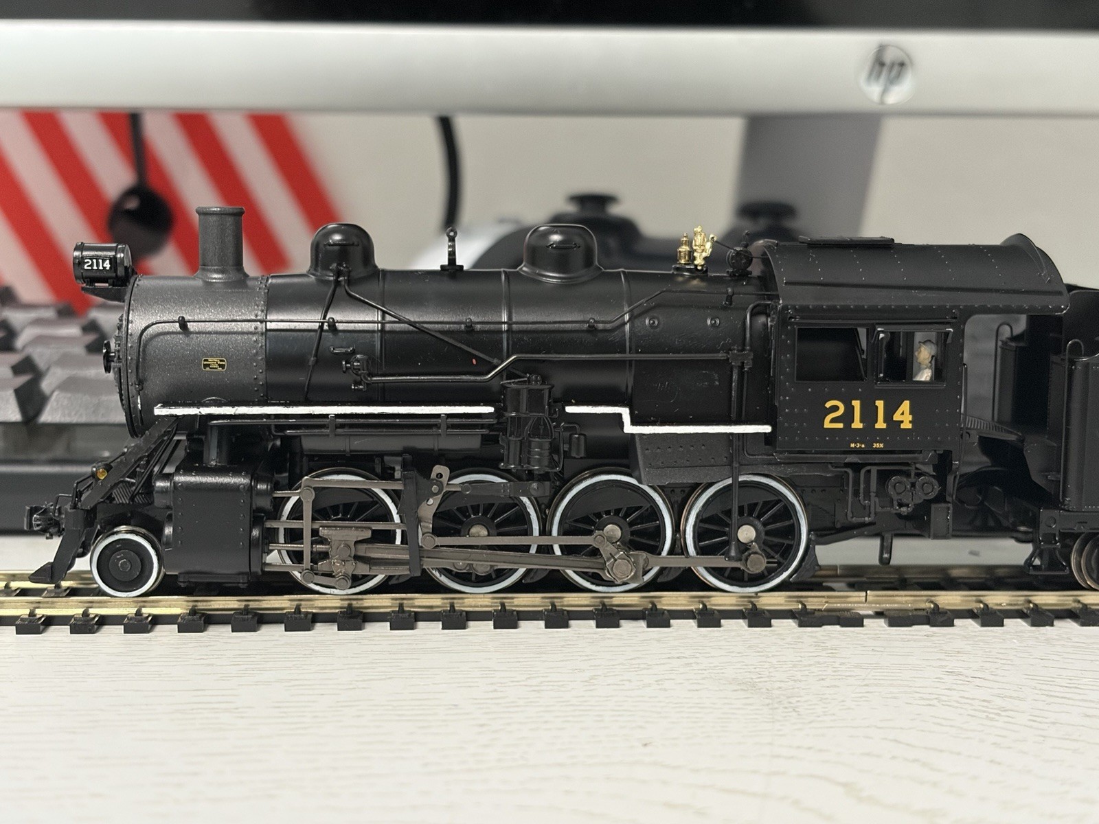 Broadway Limited 2-8-0 Consolidation CN DCC/Sound #2114 HO Customniezd