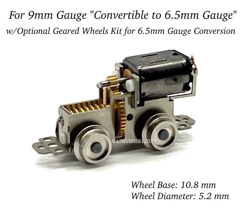 Z/N/HOn30/009/HOz/H0f Aru-Model NZ10.8S Diesel Locomotive Power Drive Chassis