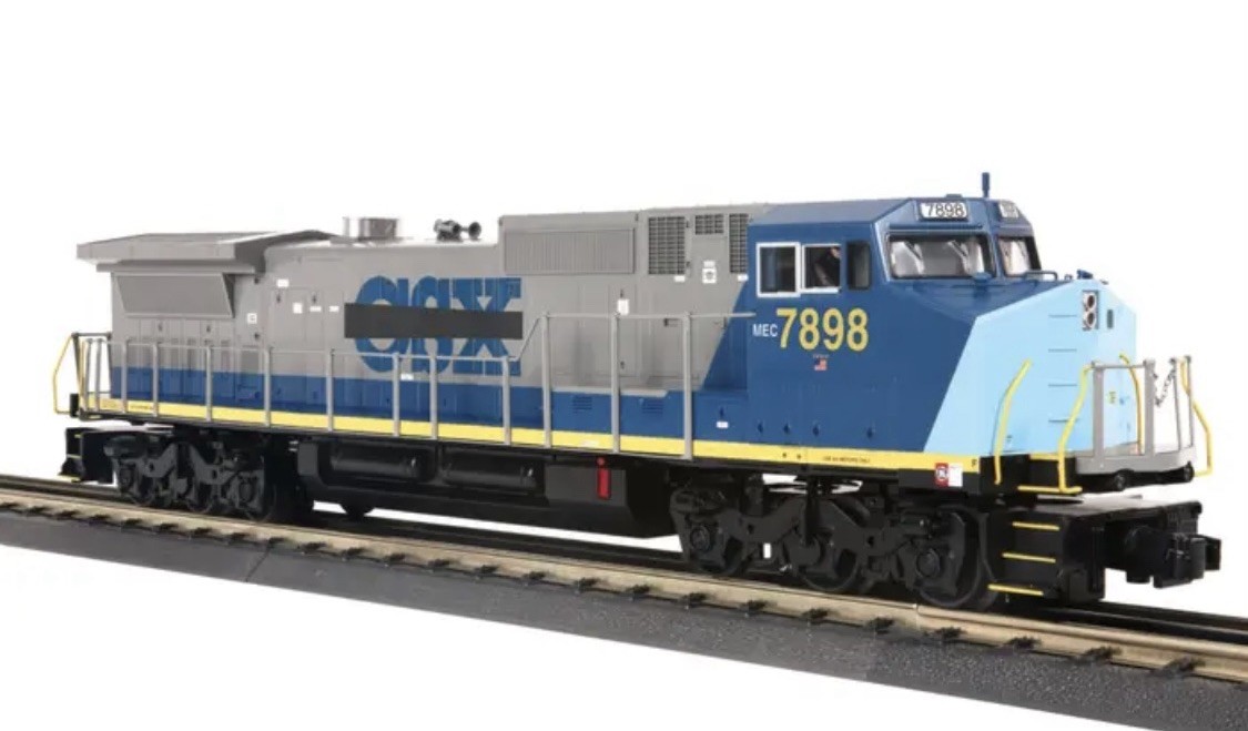 MTH RAILKING CSX #7898 DASH-8 O SCALE DIESEL ENGINE PROTOSOUND 3.0 (30-21112-1)