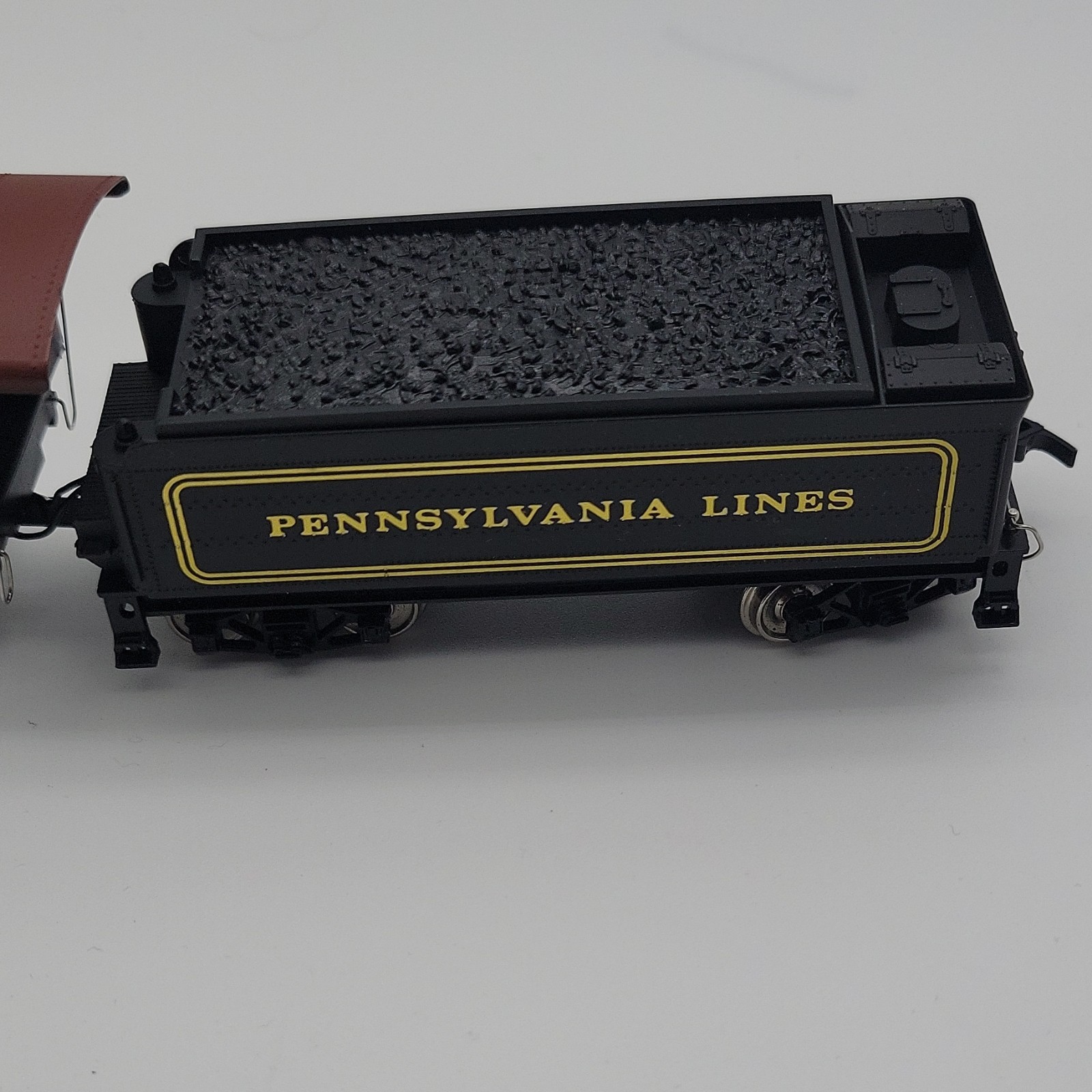 Mehano Pennsylvania Lines HO 0-6-0 Steam Locomotive 8279 Black/Red w/ Tender