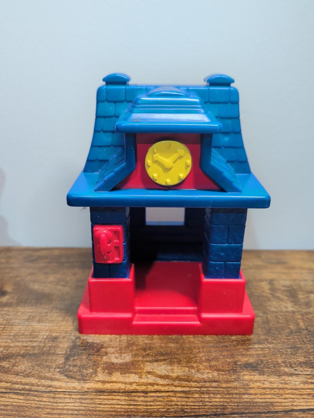Vtg Fisher Price Mickey Hometown Railroad Disney Train With Lights And Sounds