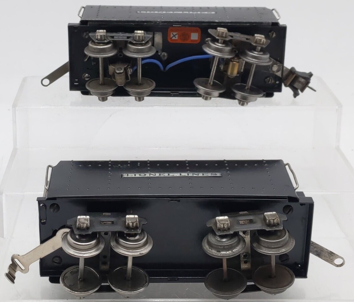 Lionel Prewar Lionel Lines Tin Plate Tenders w/Whistle [2]