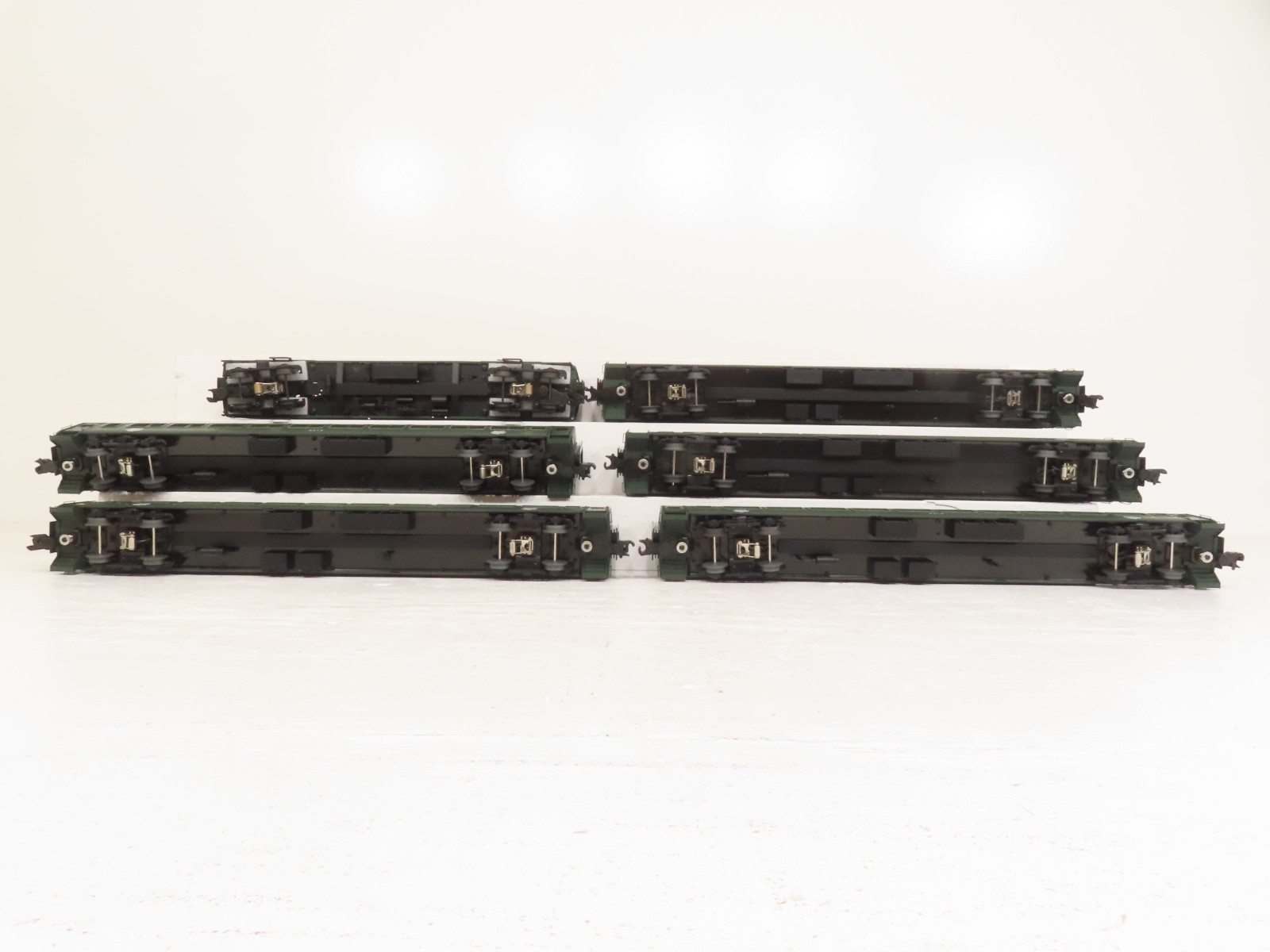 Weaver G1277L New Haven Pullman Passenger Cars Hunter Green LN 13140