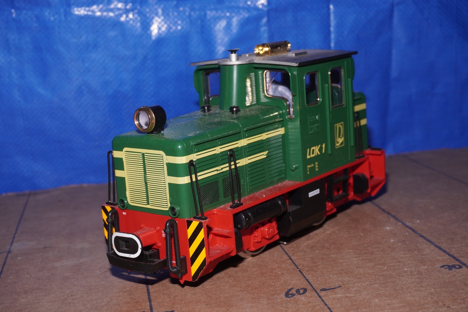 LGB G Scale Digital Diesel Locomotive “Schoema” Green, DC, 1:22.5