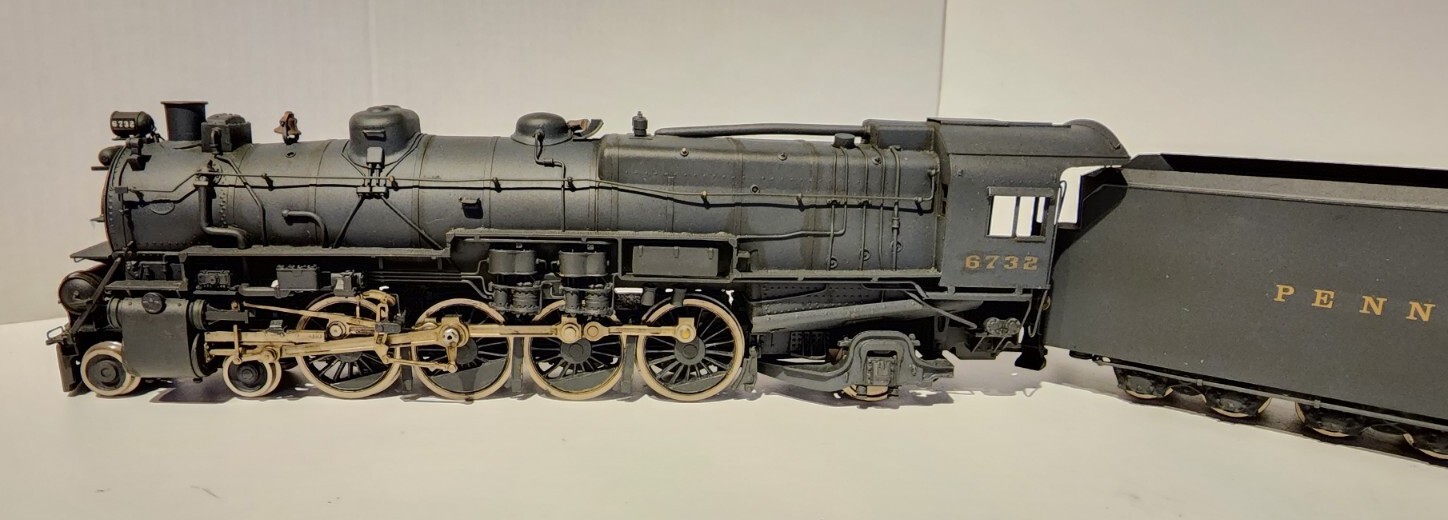 O SCALE 2-RAIL BRASS MODEL USH US HOBBIES KTM PENNSYLVANIA 4-8-2 CLASS M1A #6732