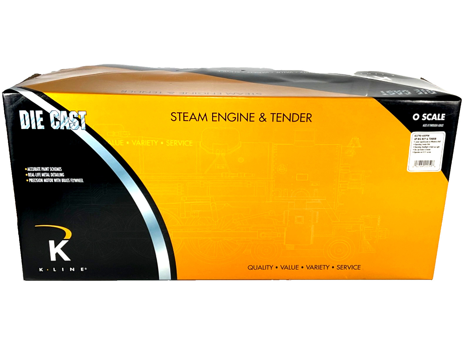 K-Line K3790-4009W, Union Pacific 4-8-8-4 Big Boy, O Gauge w/ Org. Box & Manual