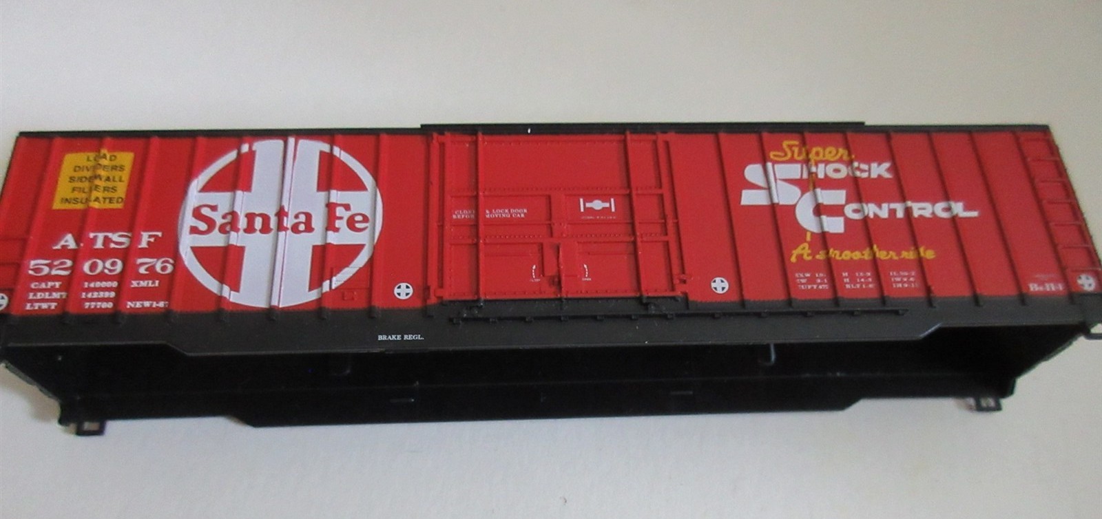 Shell ONLY HO Scale Santa Fe Box Car ATSF 520976 HO Scale Trains