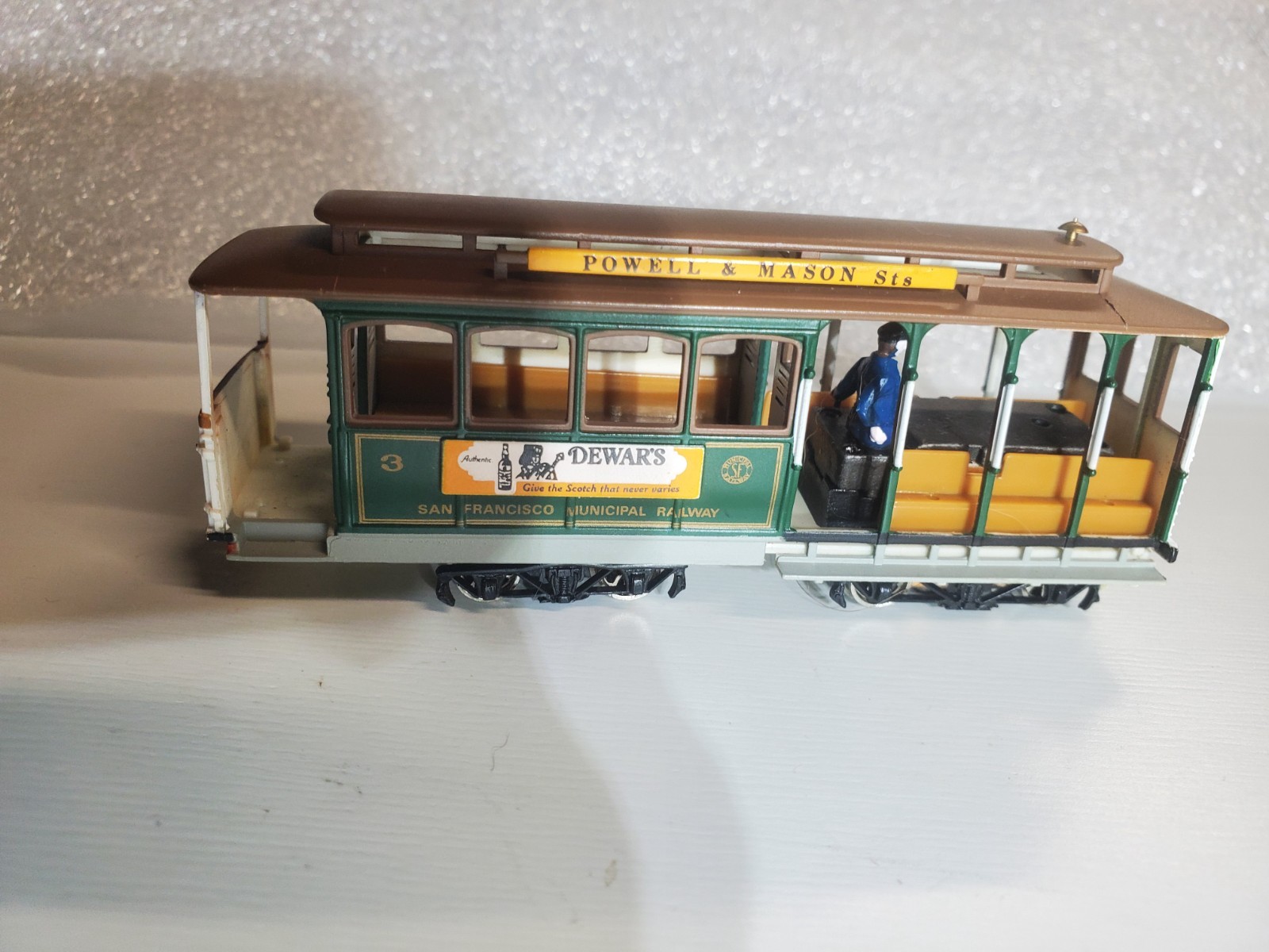 ho Bachmann Powel & Mason Street Trolley – Refurbished – DC – Runs Ok