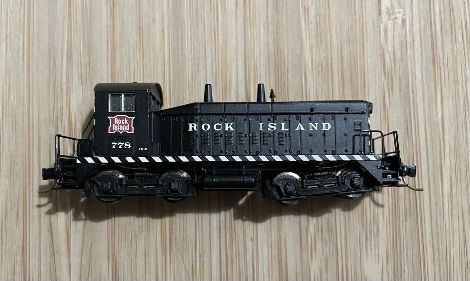 N Scale Life-Like SW9/1200 Rock Island #778 Diesel Locomotive AS IS Read Desc.
