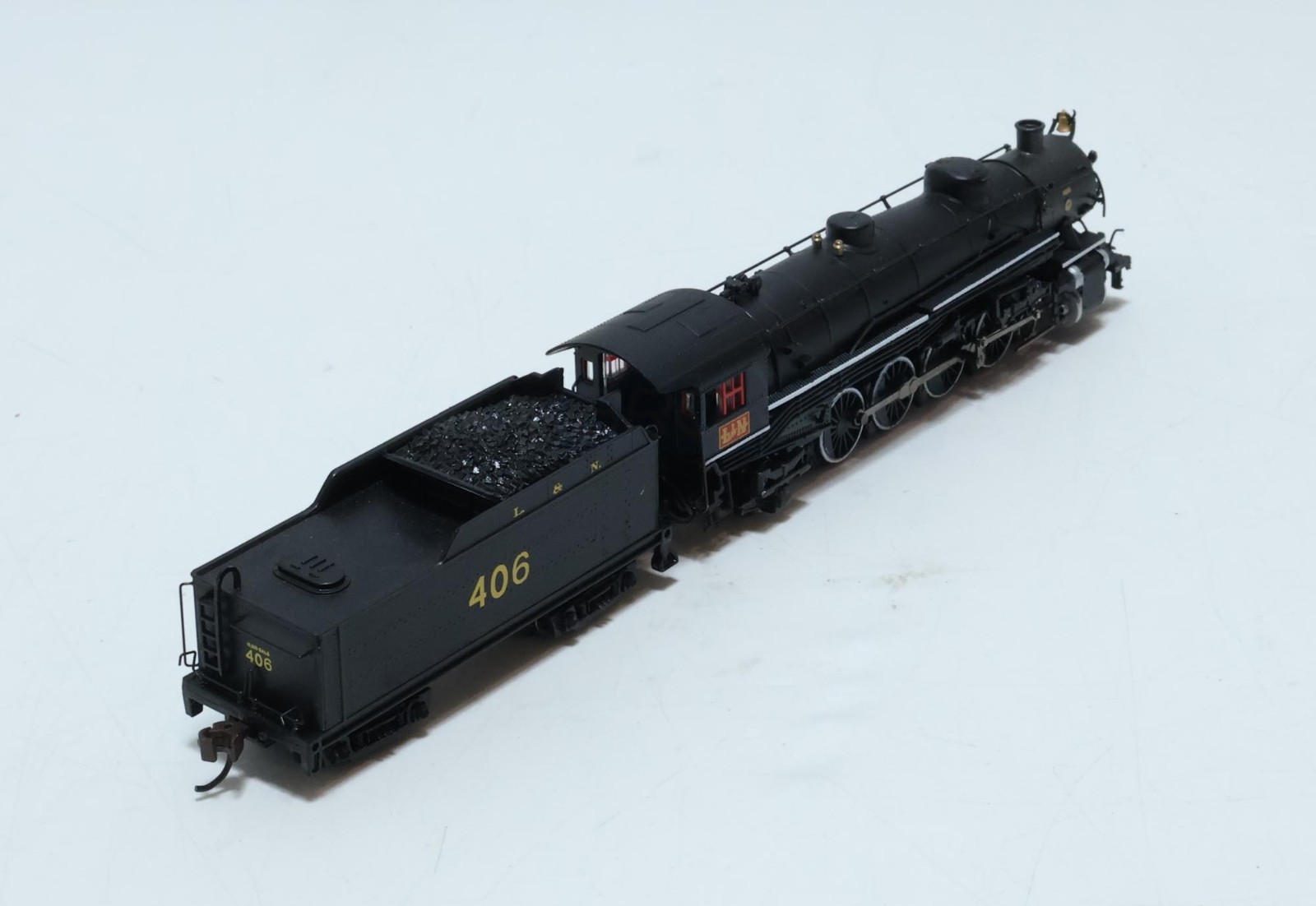 Bachmann L&N #406 4-8-2 Locomotive & Tender DCC N Scale