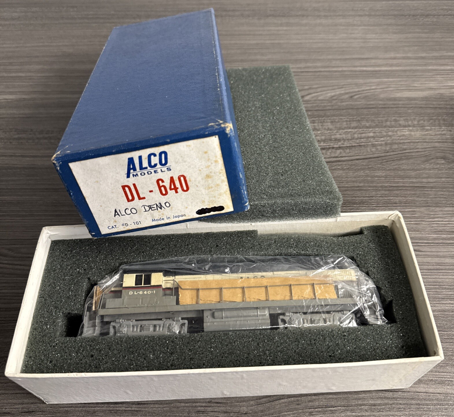 ALCO Models HO Brass #D-101 DL-640 ALCO DEMO – Custom Painted, Lighted & Tested!