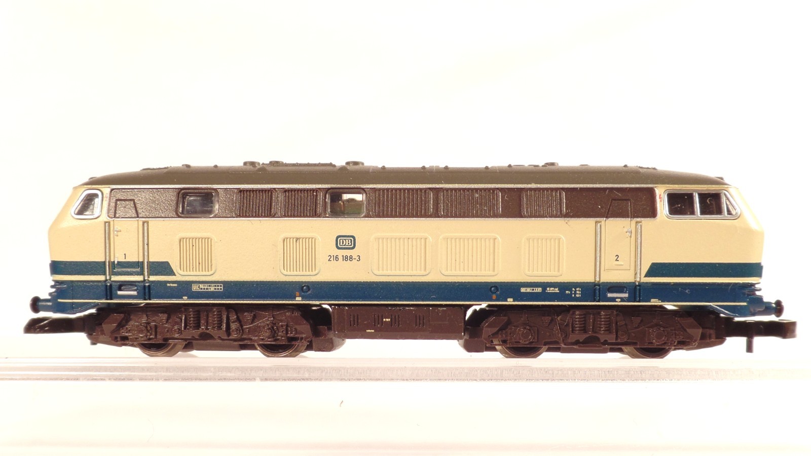 Märklin Z #88784 German Fed RR (DB) Class 216 4-ax. Diesel Locomotive Era IV IOB