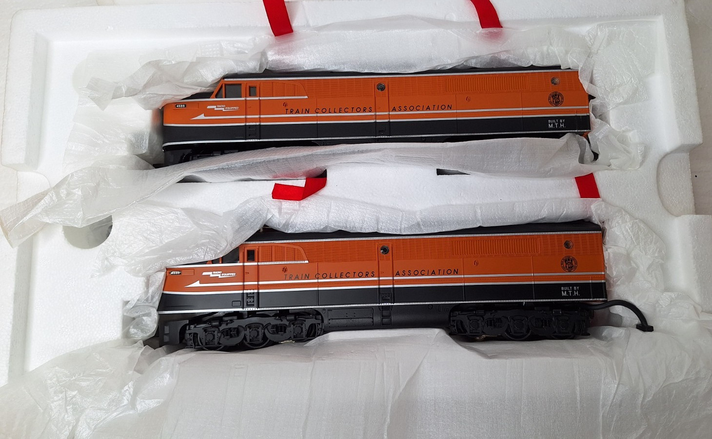 Rail King By MTH Alco PA Diesel AA Set TCA 1999 Conv #30-2172-1 Cab#4599